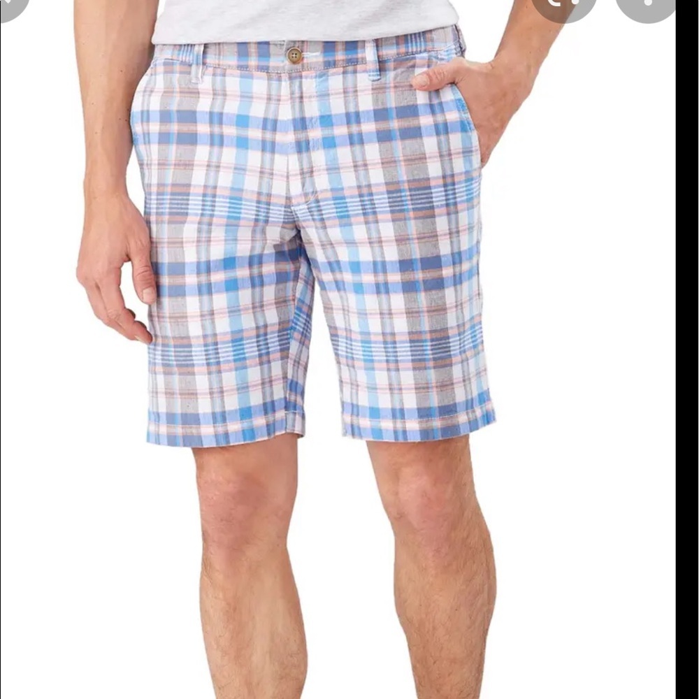 Tommy Bahama Coastal Pier plaid 10 inch board short